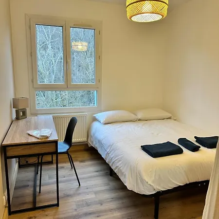 Apartamento Brand-new 3br Balcony Desks Parking A450 Brignais